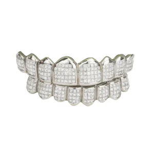 10K VS Invisible Set Diamond Grillz