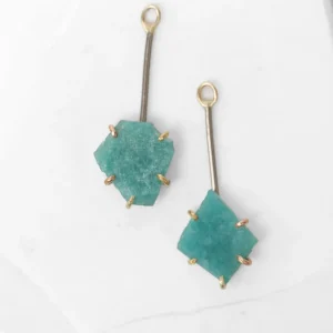 14k-18k Gold Amazonite Drops