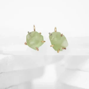 14k-18k Gold Peridot Hook Earrings