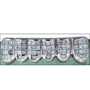 ALL WHITE PRINCESS CUT INVISIBLE SET