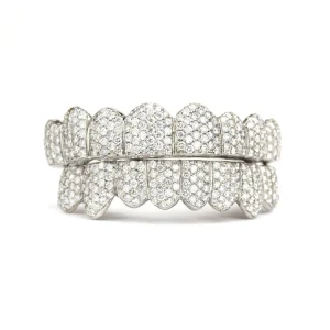 Yella Beezy's Honeycomb Prong Set Diamond Grill