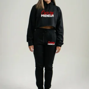 CurvyPreneur CropTop Joggers